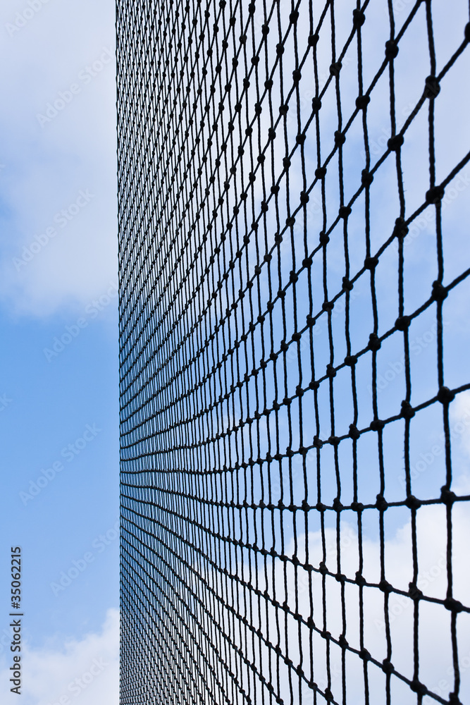 Net with blue sky Net with blue sky