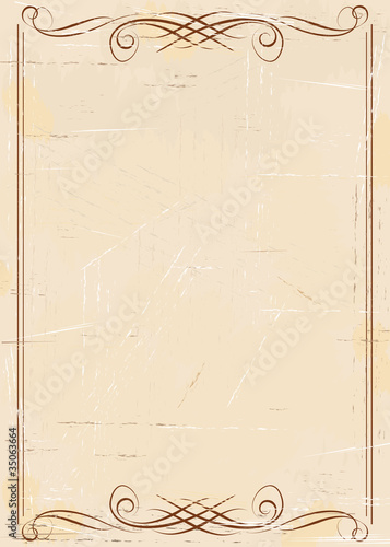 Vintage aged paper background