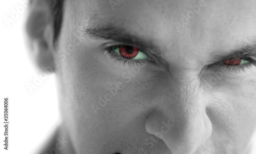 Photography angry man