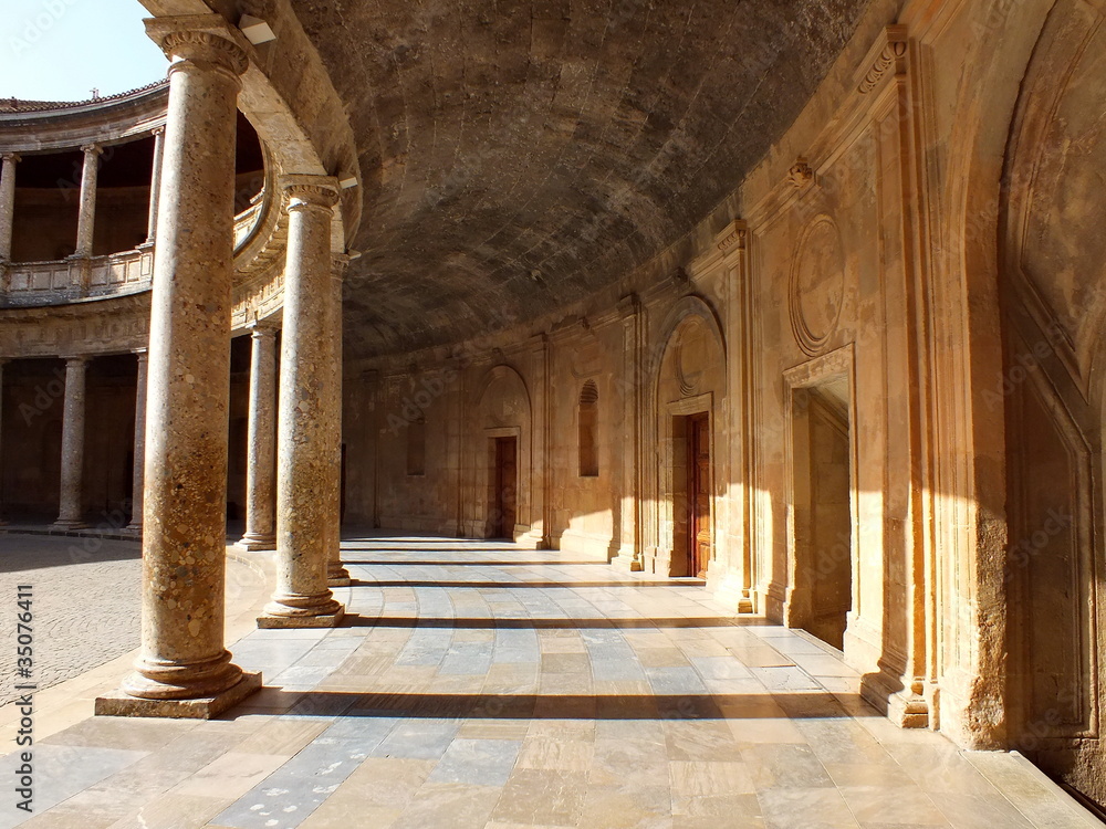 Obraz premium Palais de Charles Quint. Alhambra.