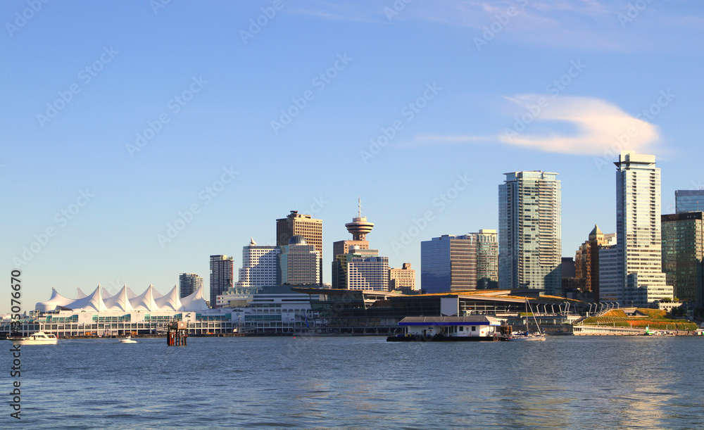 Vancouver downtown cityscape