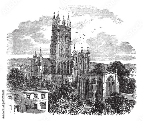 Gloucester Cathedral or the Cathedral Church of St Peter and the