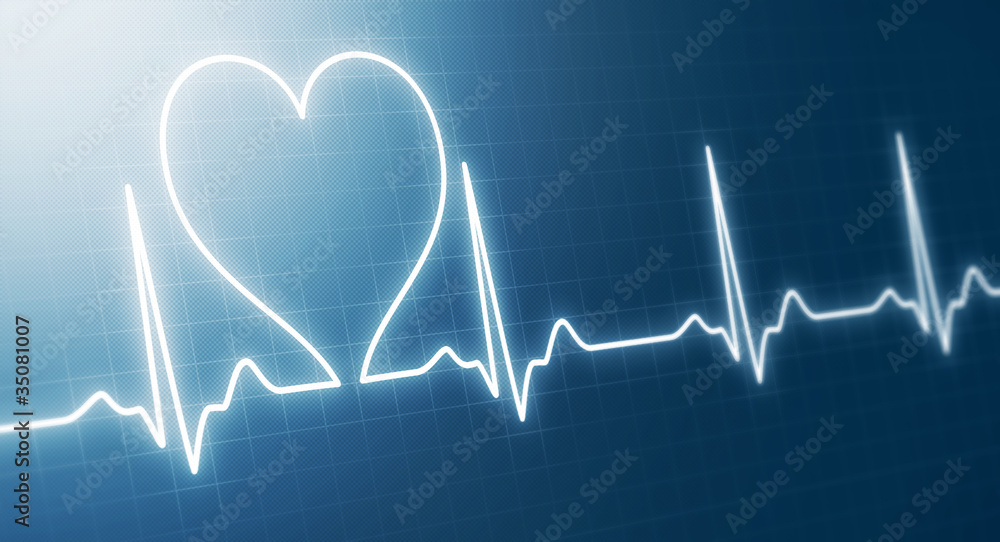 Abstract heart beats cardiogram Abstract heart beats cardiogram