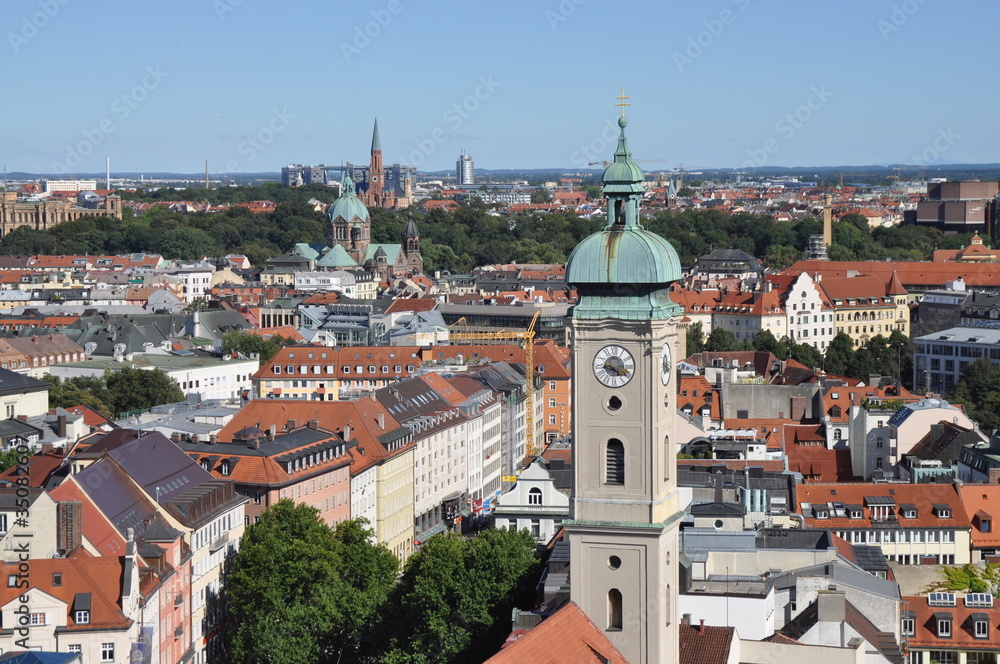 Fototapeta premium Blick über München