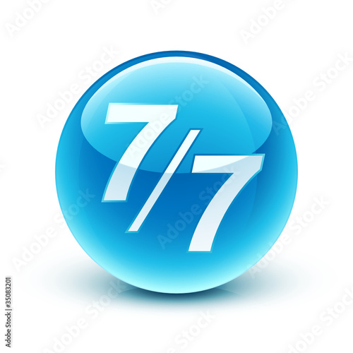 icône 7/7 / 7/7 icon