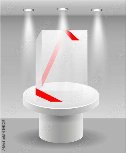 advertise box, you can place your product inside