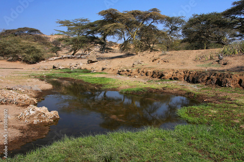 Rivière en pays Masai