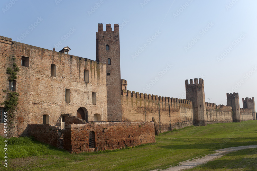 Montagnana (Padova, Veneto, italy) - Medieval walls