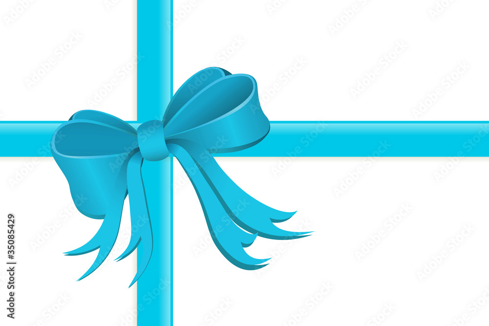 Present wrapped with silk ribbon Present wrapped with silk ribbon