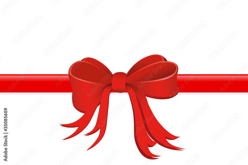 Present wrapped with silk ribbon Present wrapped with silk ribbon