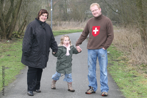 Familienspaziergang