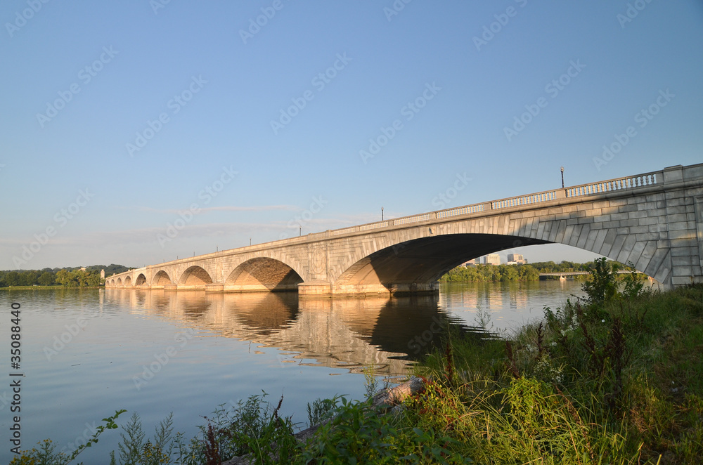 Fototapeta premium Arlington Memorial Bridge, Washington DC USA