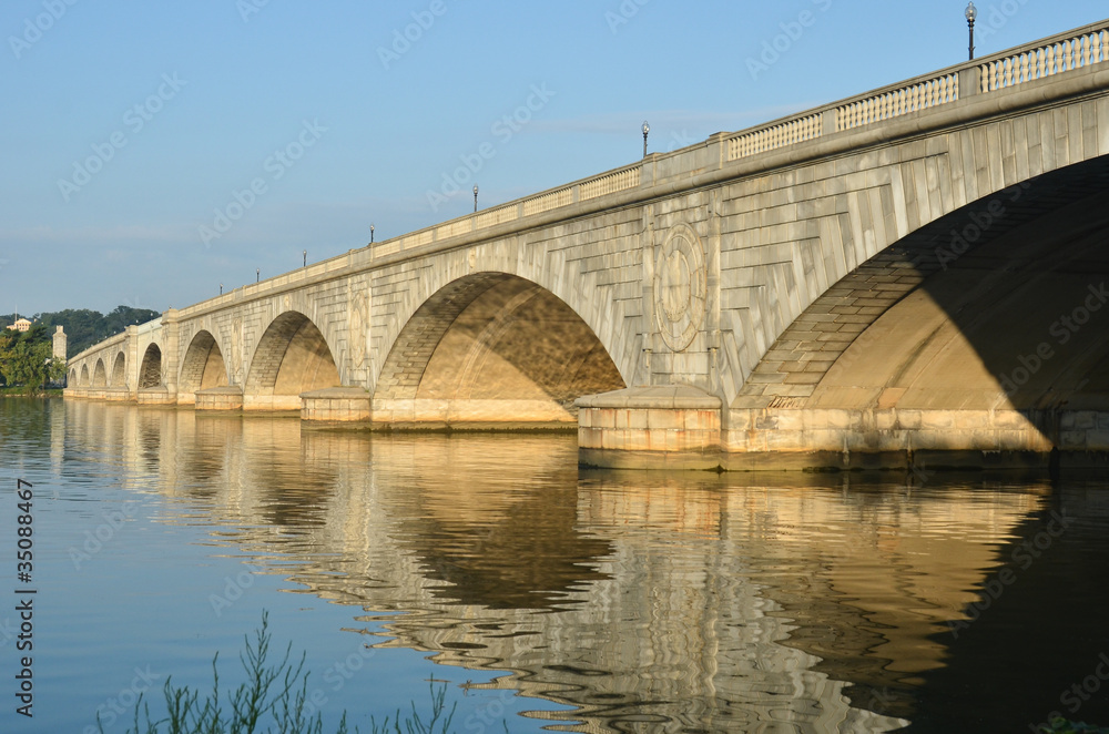 Arlington Memorial Bridge, Washington DC USA Arlington Memorial Bridge, Washington DC USA