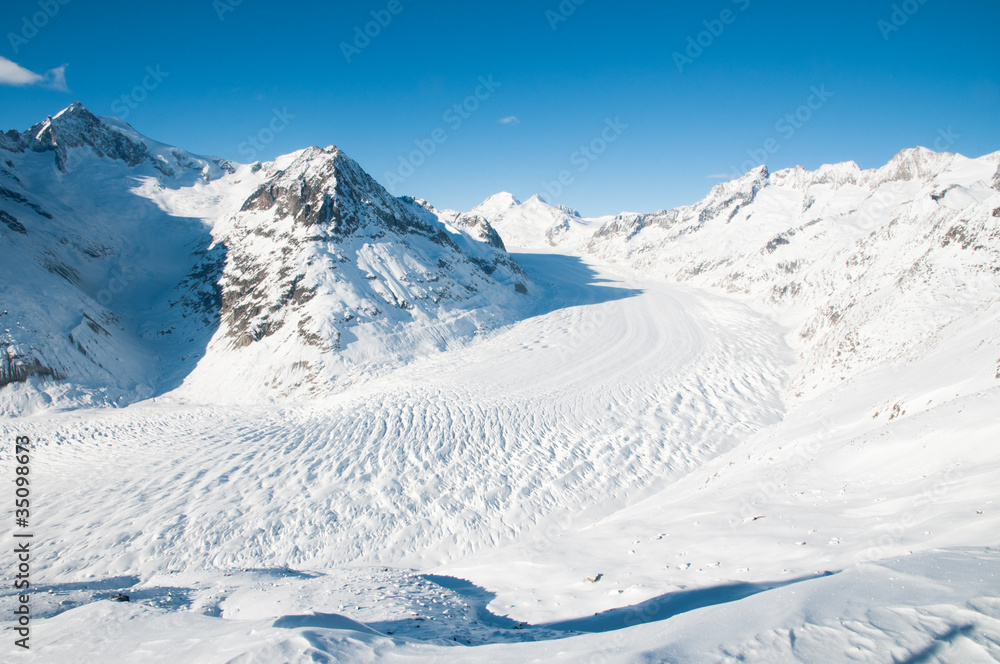 Obraz premium Great Aletsch Glacier