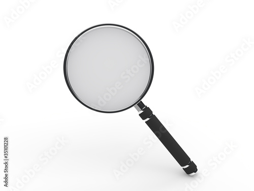 3d glass magnifying lens