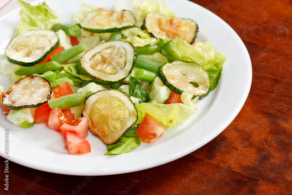 salad with zucchini