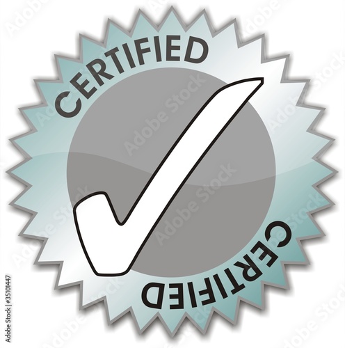 étiquette certified