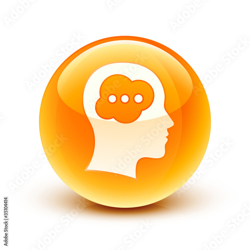 icône tête idée / men idea icon