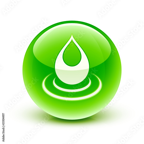 icône goutte eau / water drop icon