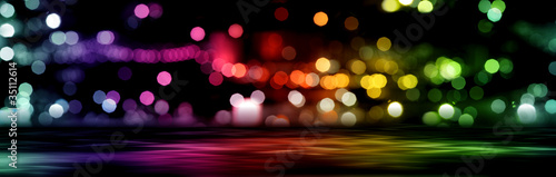 Abstract city lights