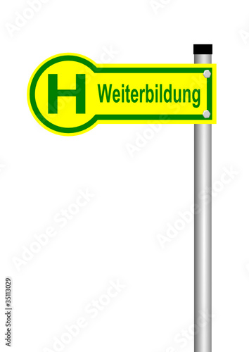 Haltestelle Weiterbildung