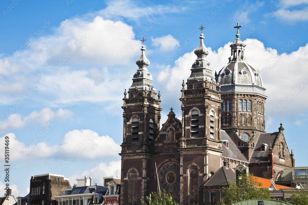 Church of St. Nicholas in Amsterdam Netherlands Europe