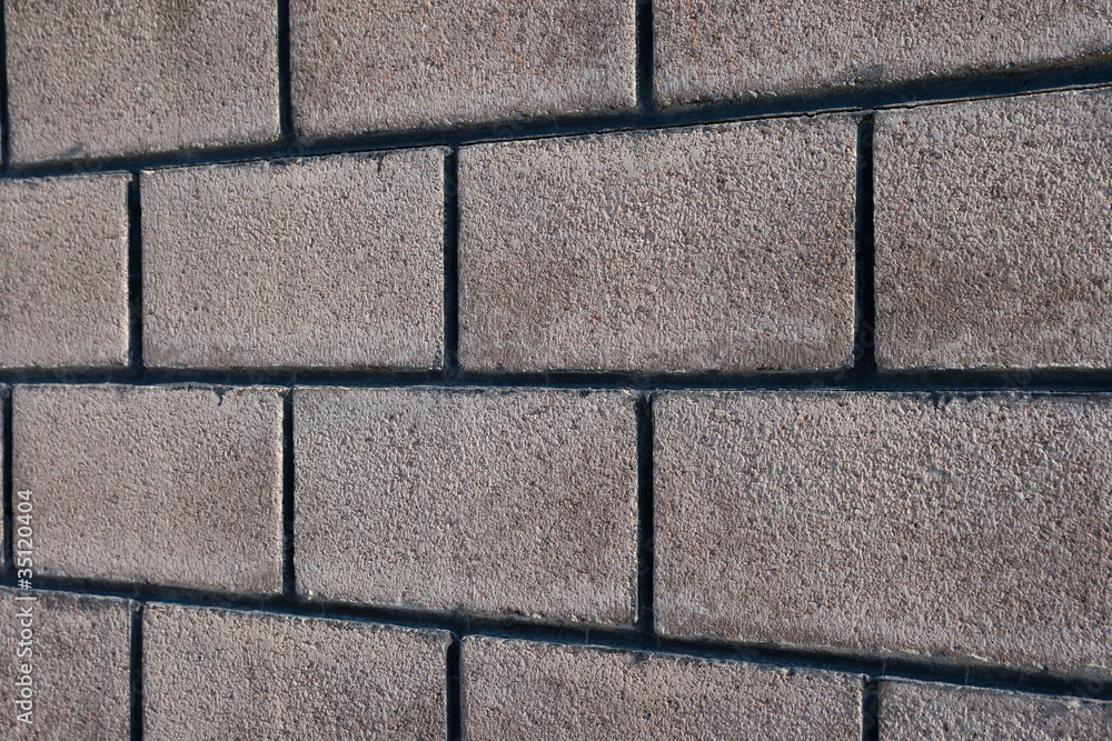 Obraz premium wall plastered like a brick