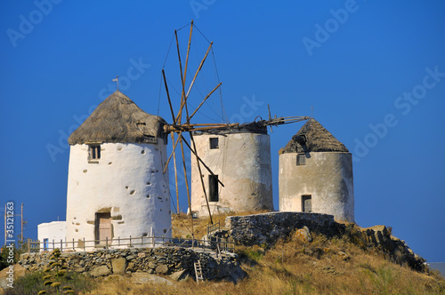 windmills in Greece, Europa