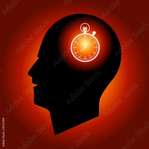Stop Watch in Human Head