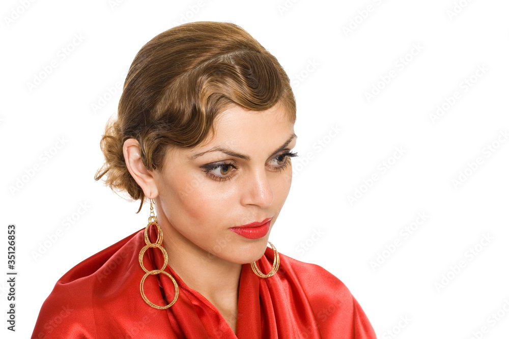 Portrait of a beautiful young woman Portrait of a beautiful young woman