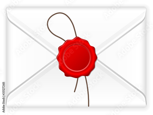 envelope wax stamp