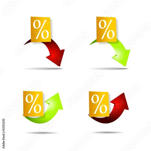 PORCENTAJES ARRIBA Y ABAJO - POSITIVO NEGATIVO