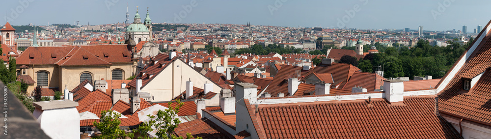 Fototapeta premium Prag Panorama