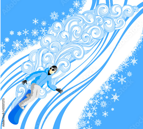 snowboarding