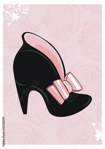 vintage woman's boot