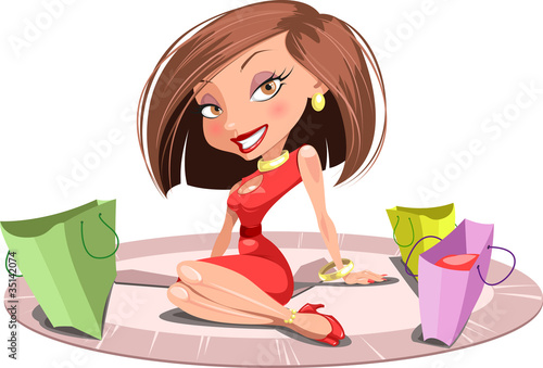 shopping girl