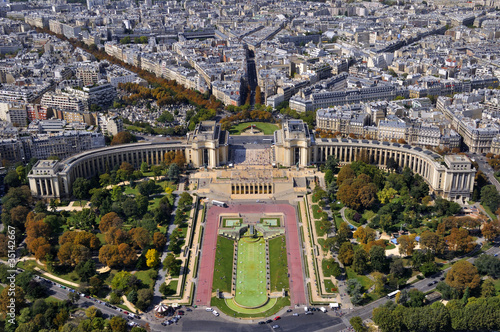 Принти на полотні Palais de Chaillot - Trocadero in Paris