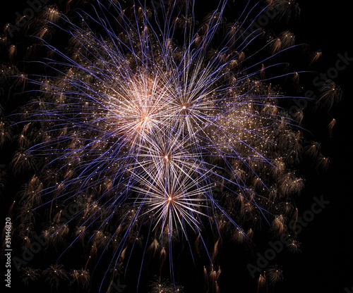Bild auf Leinwand Fuochi d'artificio - Fireworks