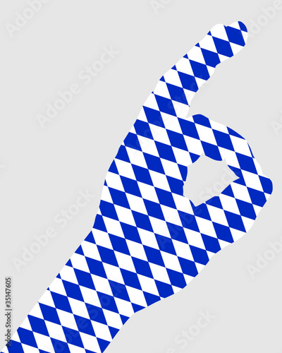 Bayerisches Handzeichen
