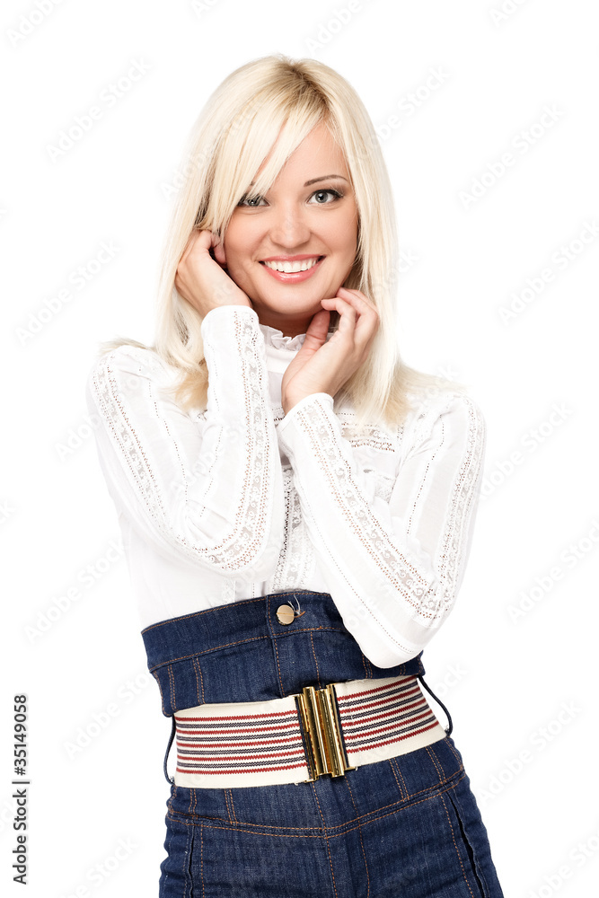 Blond lady Blond lady