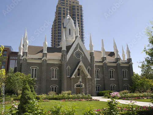Mormon Church In Salt LakeCity UTAH USA