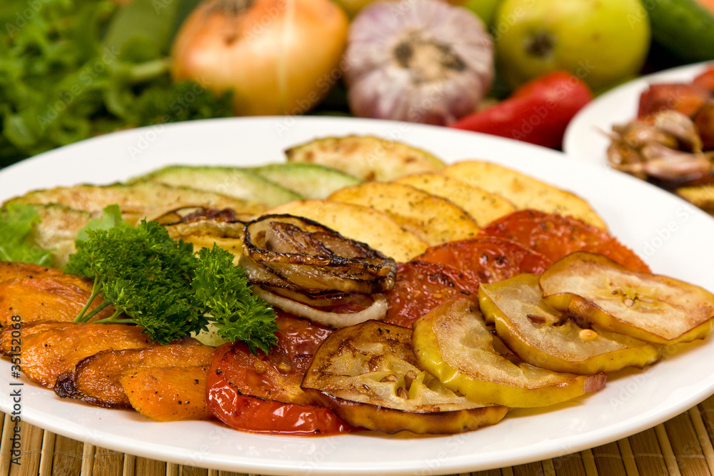 Baked vegetables Baked vegetables