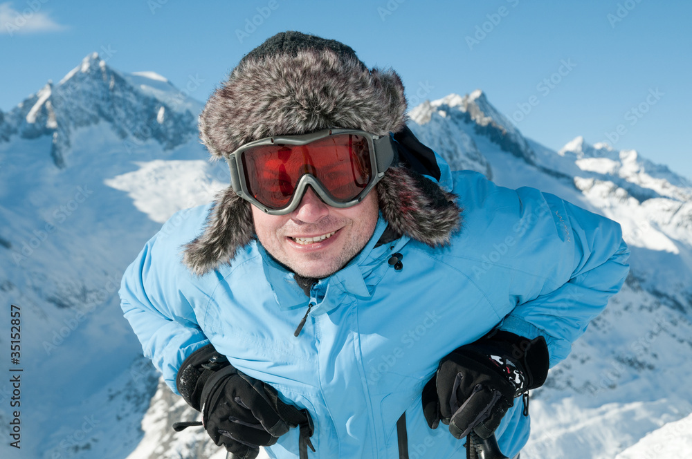 Ski, sun and fun - Skier portrait
