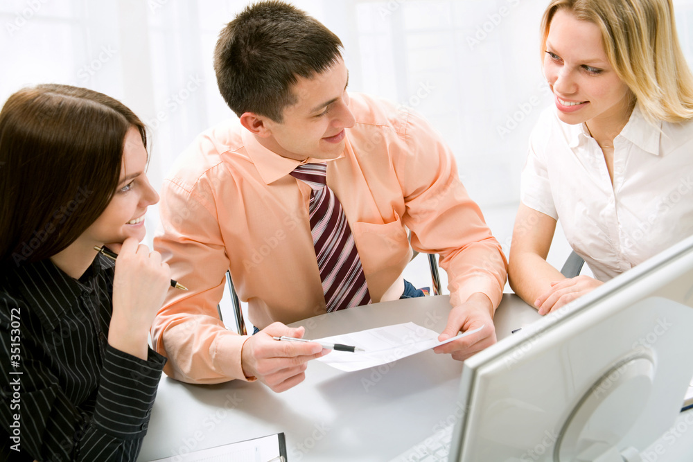 Fototapeta premium Businesspeople