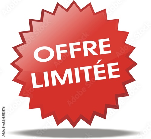 étiquette offre limitée