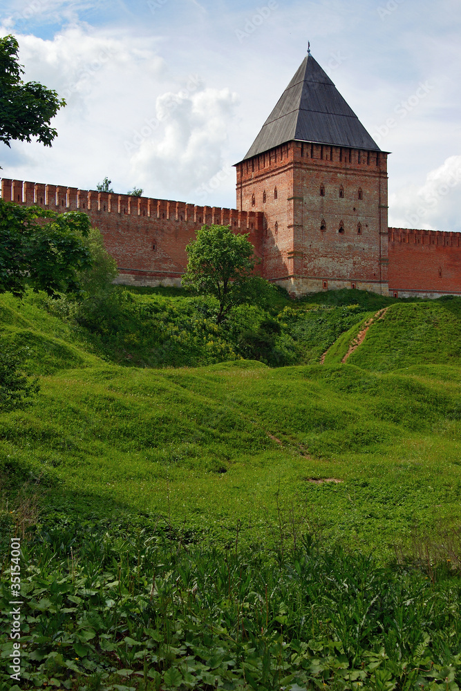 Tower of the Smolensk fortress wall, Russia
