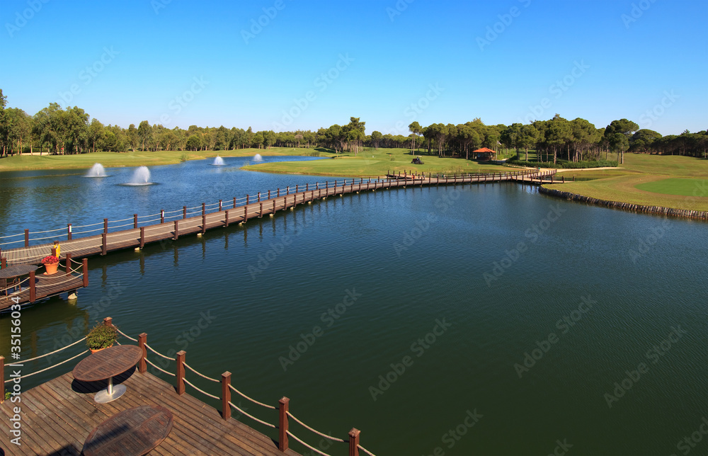 Area of Sueno Golf Club.