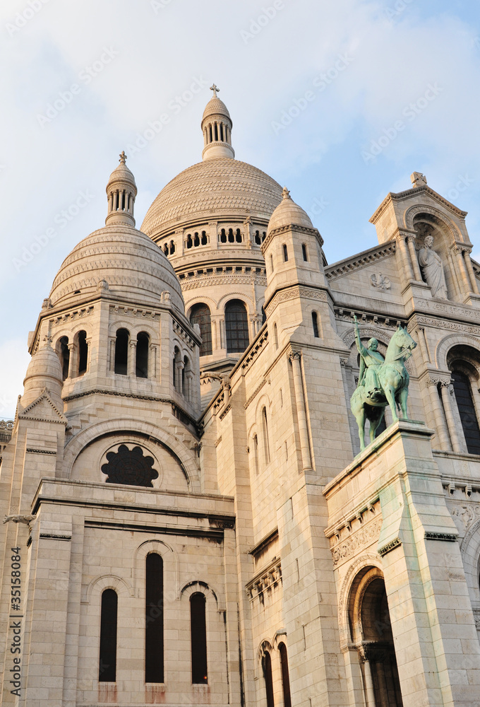 Sacre-Coeur Cathedral in Paris, France