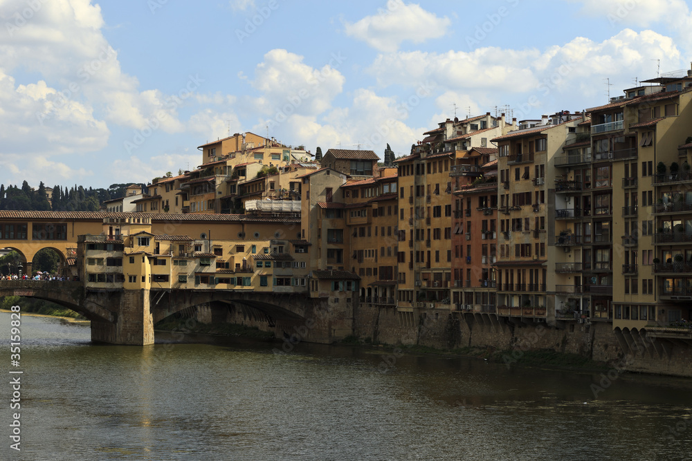 Antichi palazzi sull'Arno, Firenze