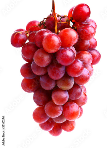 Delicious red grapes